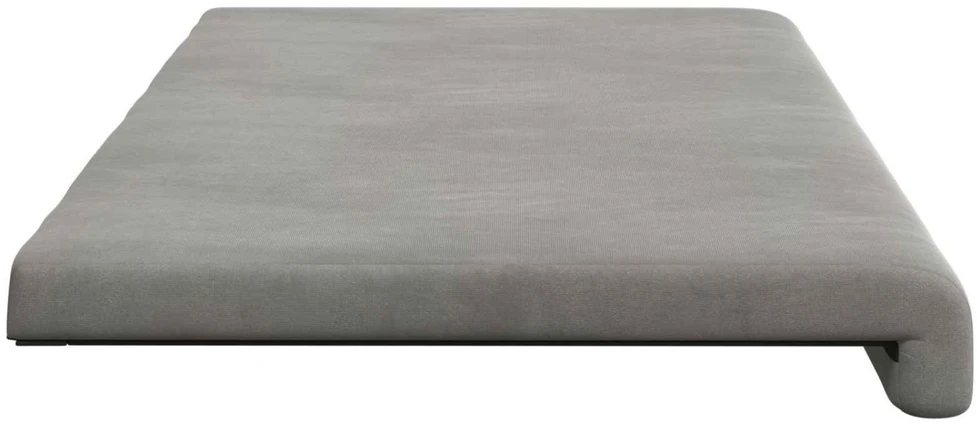 Suoliuko pagalvė Aksomas Šviesiai pilka Gylis 35 cm