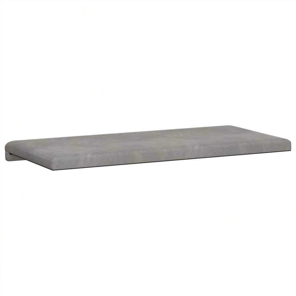 Suoliuko pagalvė Aksomas Šviesiai pilka Gylis 35 cm