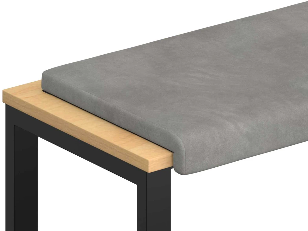 Suoliuko pagalvė Aksomas Šviesiai pilka Gylis 35 cm