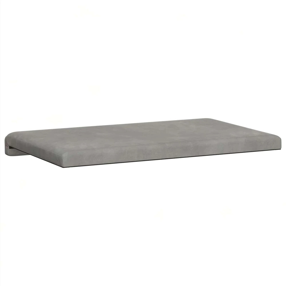 Suoliuko pagalvė Aksomas Šviesiai pilka Gylis 35 cm