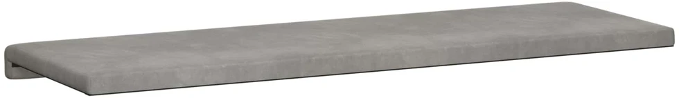Suoliuko pagalvė Aksomas Šviesiai pilka Gylis 35 cm