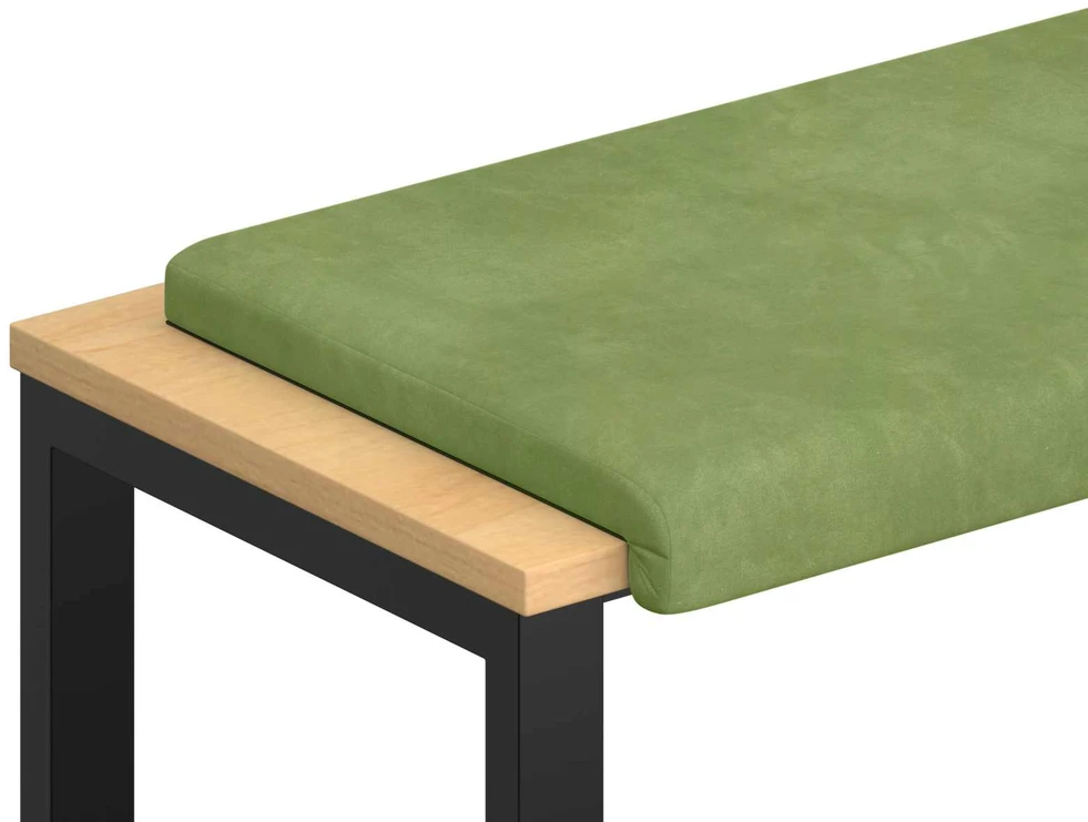 Suoliuko pagalvė Aksomas Šviesiai žalia Gylis 35 cm