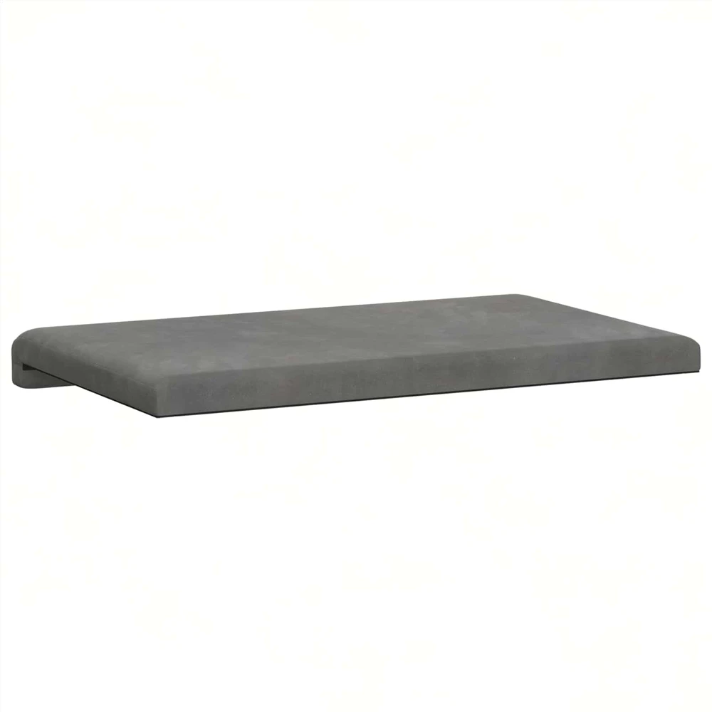 Suoliuko pagalvė Aksomas Tamsiai pilka Gylis 35 cm