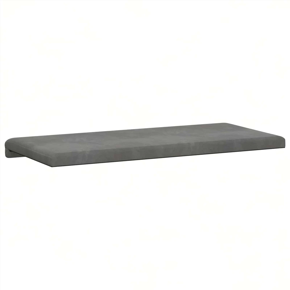 Suoliuko pagalvė Aksomas Tamsiai pilka Gylis 35 cm