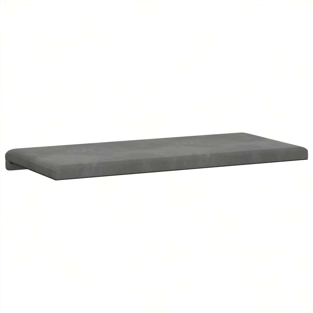 Suoliuko pagalvė Aksomas Tamsiai pilka Gylis 35 cm