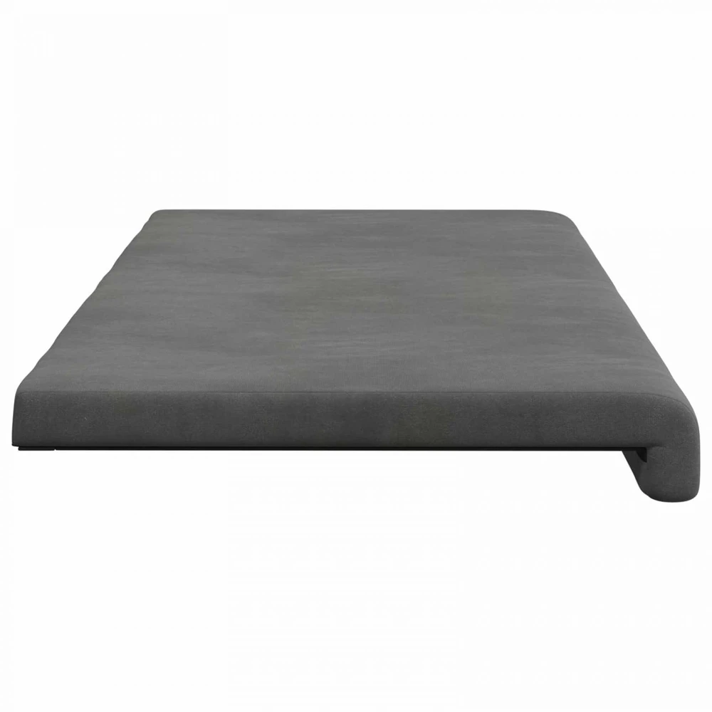 Suoliuko pagalvė Aksomas Tamsiai pilka Gylis 35 cm