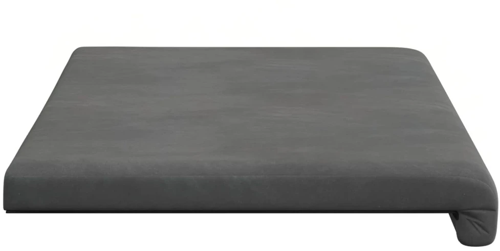 Suoliuko pagalvė Aksomas Tamsiai pilka Gylis 35 cm