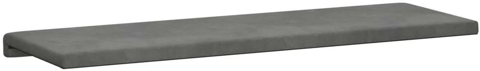 Suoliuko pagalvė Aksomas Tamsiai pilka Gylis 35 cm