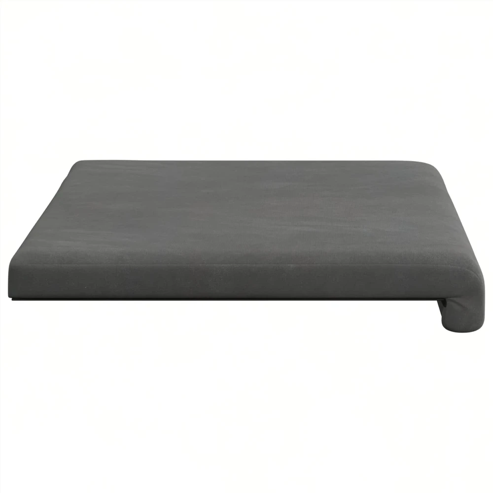 Suoliuko pagalvė Aksomas Tamsiai pilka Gylis 35 cm