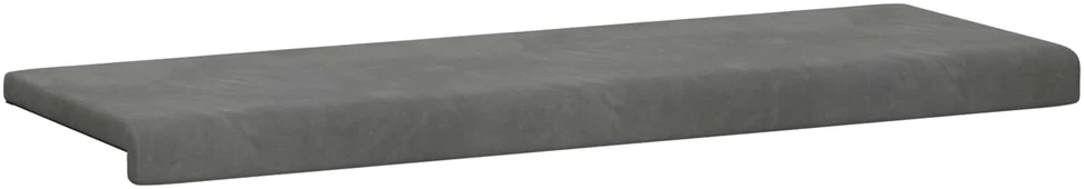 Suoliuko pagalvė Aksomas Tamsiai pilka Gylis 35 cm