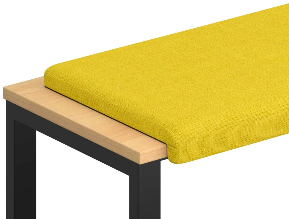 Suoliuko pagalvė Audinys Šviesi geltona Gylis 35 cm