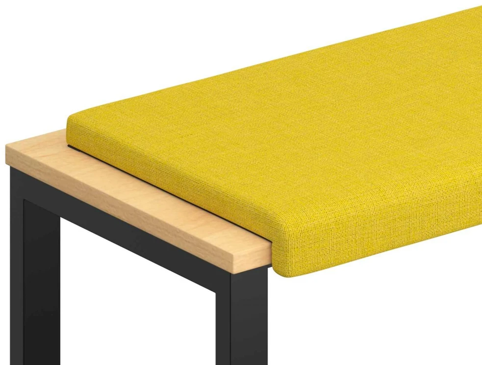 Suoliuko pagalvė Audinys Šviesi geltona Gylis 35 cm