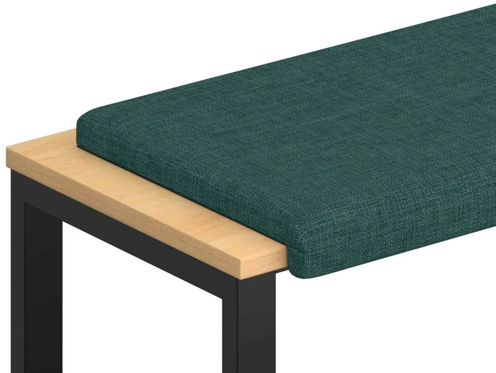 Suoliuko pagalvė Audinys Tamsiai žalia Gylis 35 cm