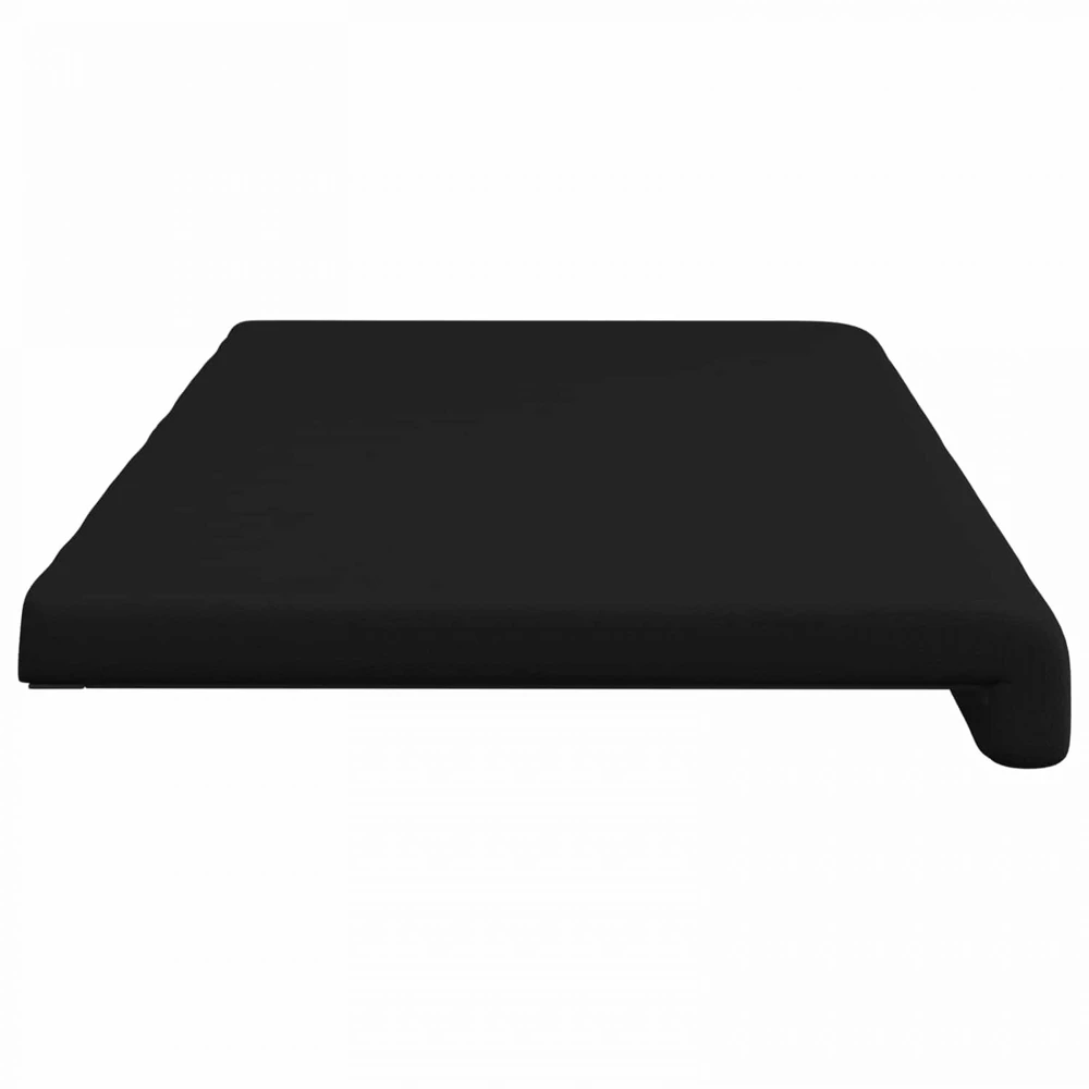 Suoliuko pagalvė Dirbtinė oda Juoda Gylis 35 cm