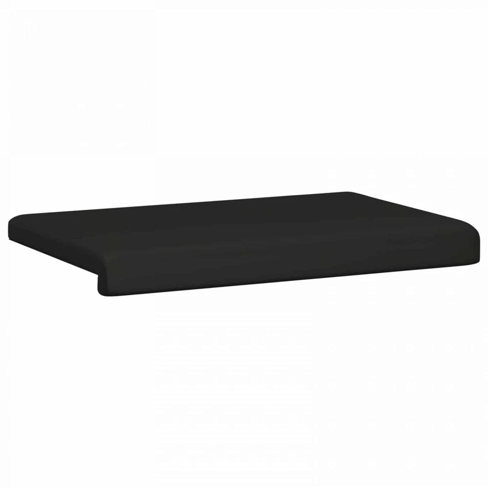 Suoliuko pagalvė Dirbtinė oda Juoda Gylis 35 cm