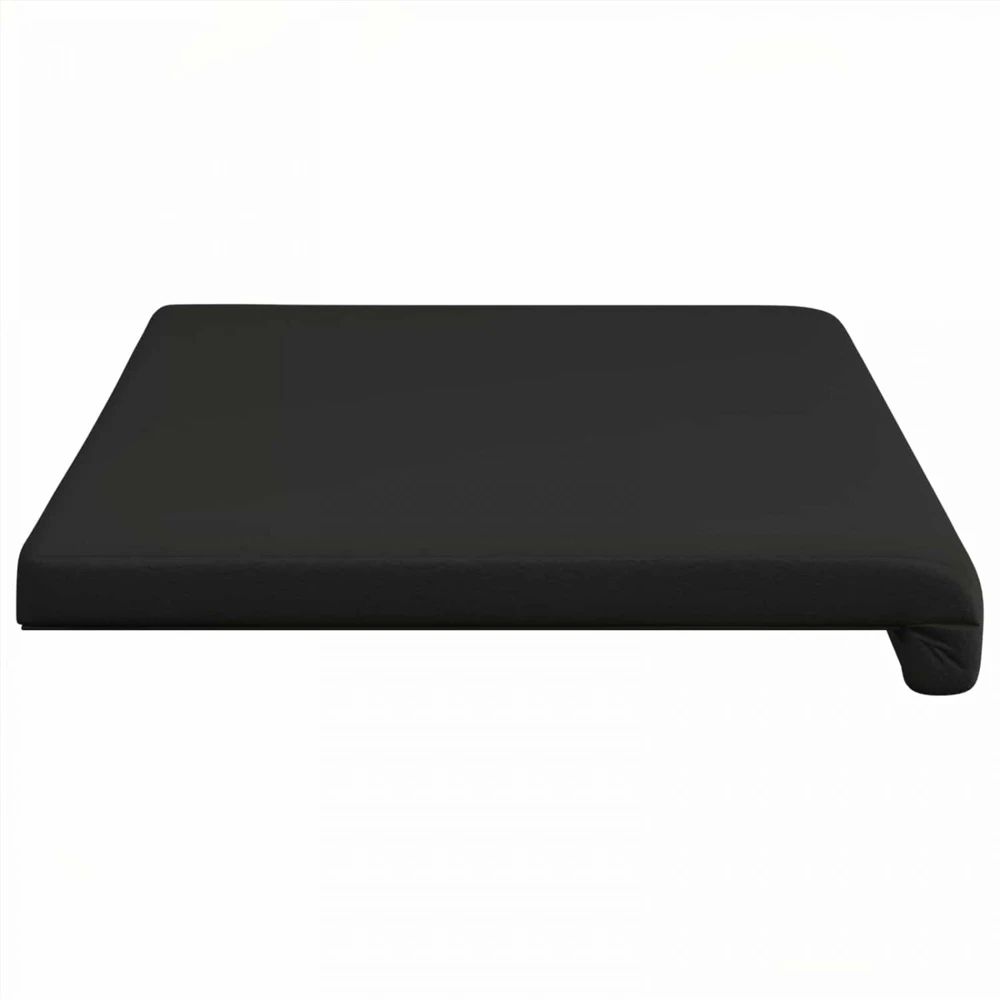Suoliuko pagalvė Dirbtinė oda Juoda Gylis 35 cm