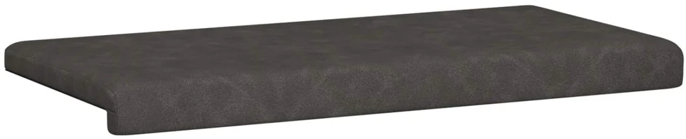 Suoliuko pagalvė Dirbtinė oda Juoda Gylis 35 cm