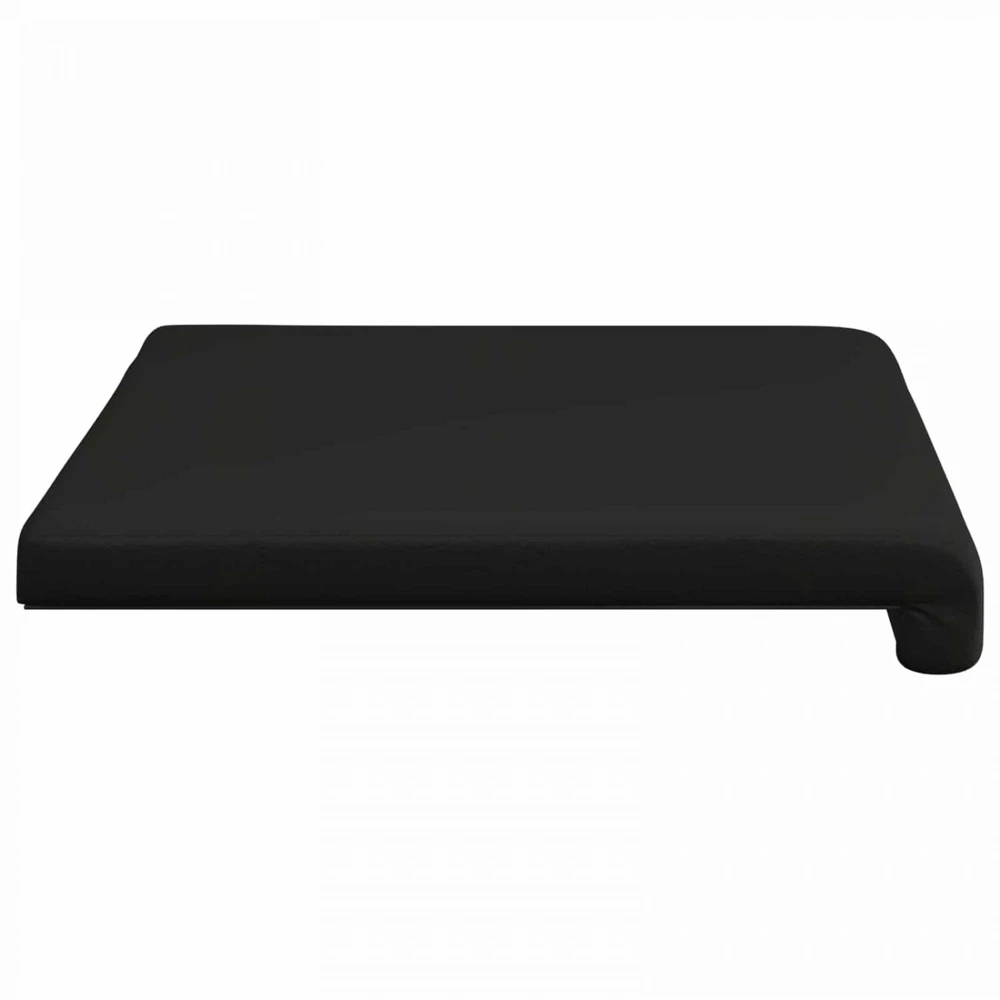 Suoliuko pagalvė Dirbtinė oda Juoda Gylis 35 cm