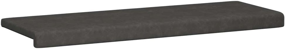 Suoliuko pagalvė Dirbtinė oda Juoda Gylis 35 cm