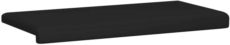 Suoliuko pagalvė Dirbtinė oda Juoda Gylis 35 cm