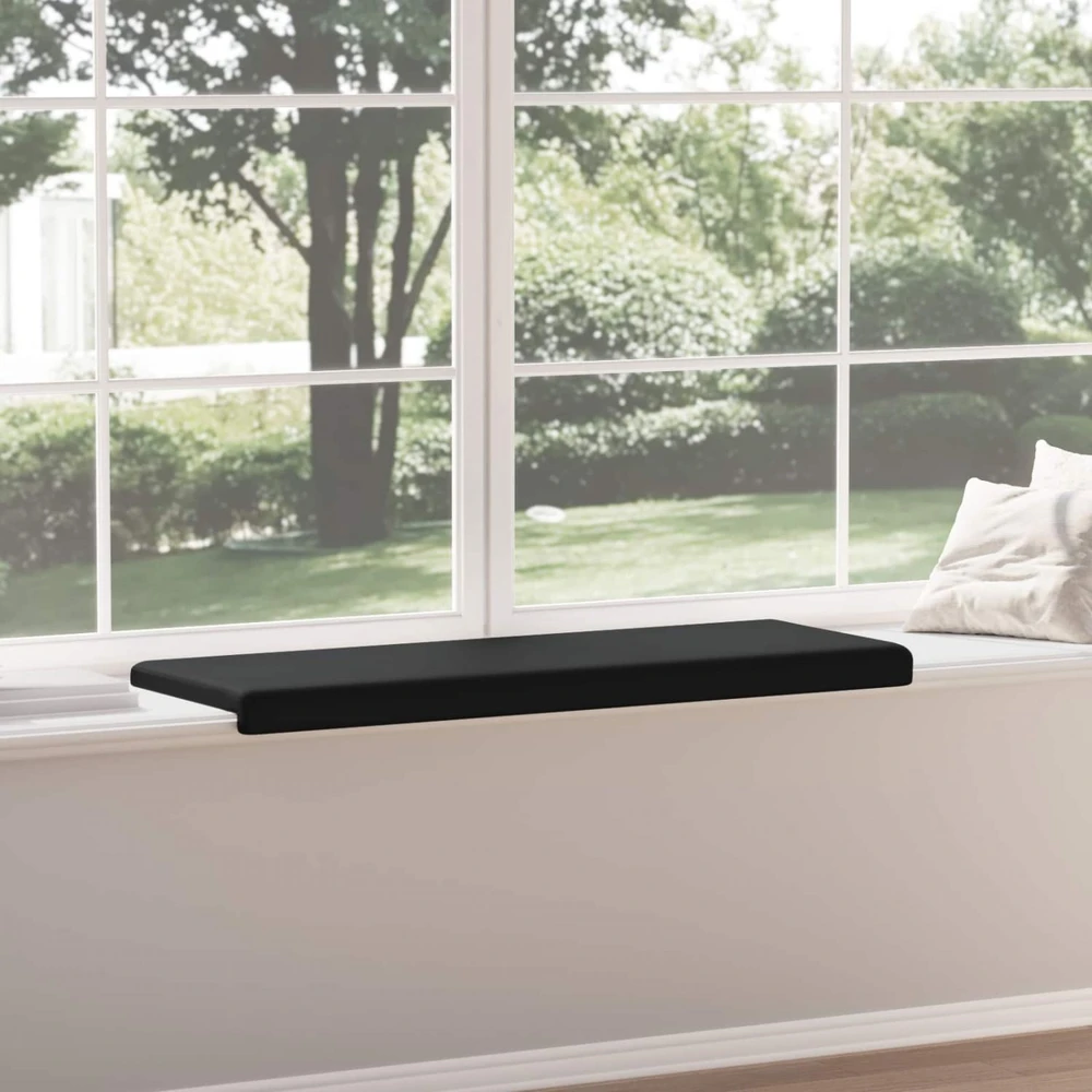Suoliuko pagalvė Dirbtinė oda Juoda Gylis 35 cm