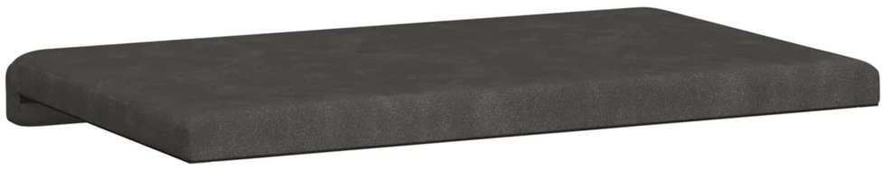 Suoliuko pagalvė Dirbtinė oda Juoda Gylis 35 cm