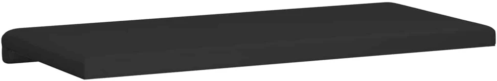 Suoliuko pagalvė Dirbtinė oda Juoda Gylis 35 cm