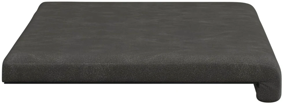 Suoliuko pagalvė Dirbtinė oda Juoda Gylis 35 cm