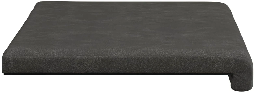 Suoliuko pagalvė Dirbtinė oda Juoda Gylis 35 cm
