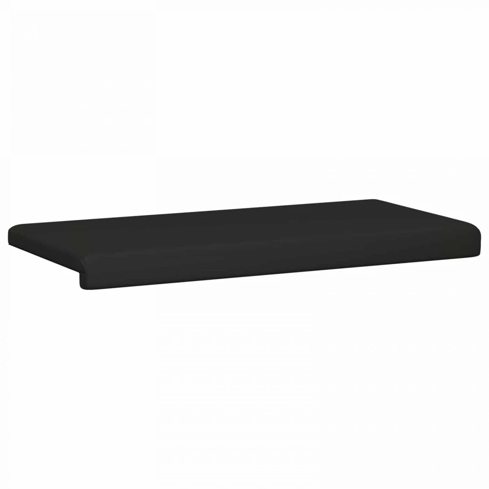Suoliuko pagalvė Dirbtinė oda Juoda Gylis 35 cm