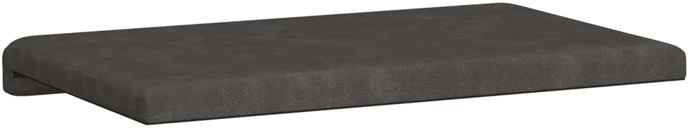 Suoliuko pagalvė Dirbtinė oda Juoda Gylis 35 cm