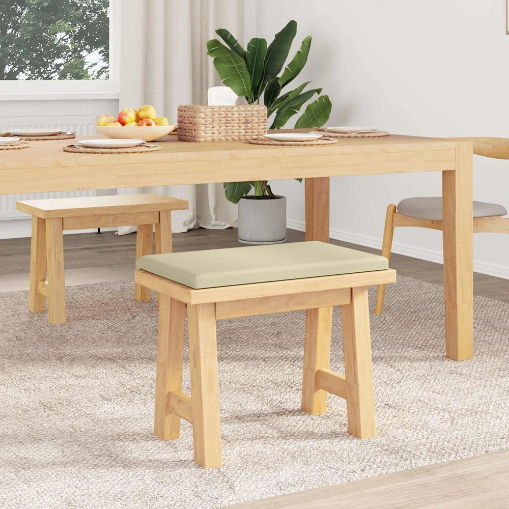 Suoliuko pagalvė Dirbtinė oda Kreminė Gylis 35 cm