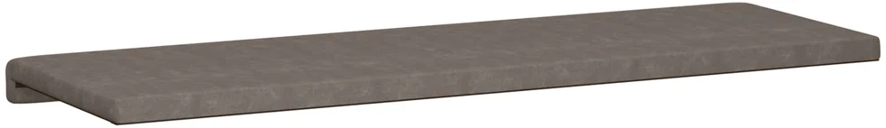 Suoliuko pagalvė Dirbtinė oda Pilka Gylis 35 cm