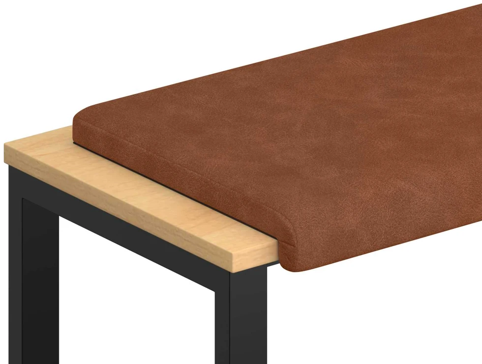 Suoliuko pagalvė Dirbtinė oda Ruda Gylis 35 cm