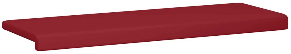 Suoliuko pagalvė Dirbtinė oda Vyno raudona Gylis 35 cm