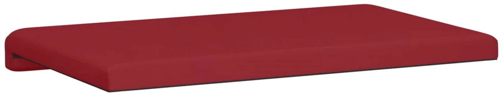 Suoliuko pagalvė Dirbtinė oda Vyno raudona Gylis 35 cm