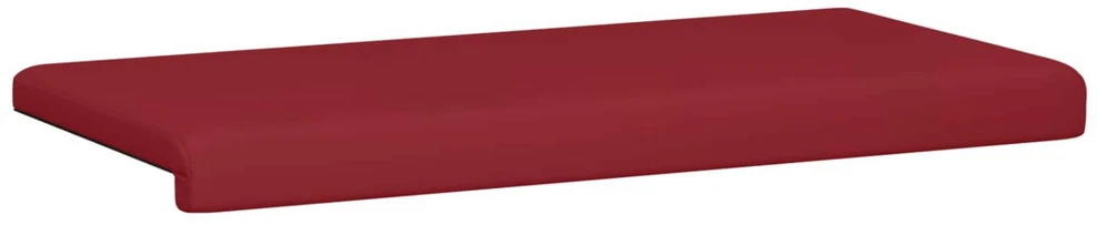 Suoliuko pagalvė Dirbtinė oda Vyno raudona Gylis 35 cm