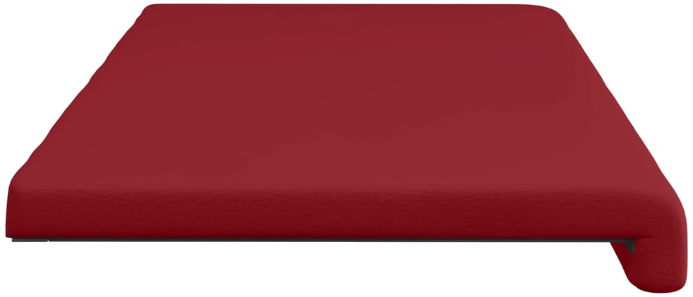 Suoliuko pagalvė Dirbtinė oda Vyno raudona Gylis 35 cm