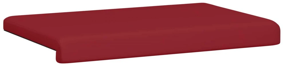 Suoliuko pagalvė Dirbtinė oda Vyno raudona Gylis 35 cm