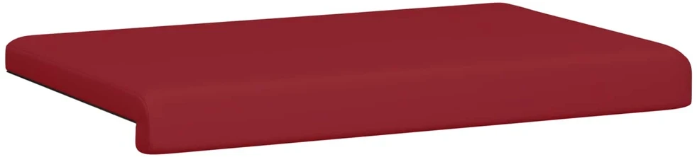 Suoliuko pagalvė Dirbtinė oda Vyno raudona Gylis 35 cm