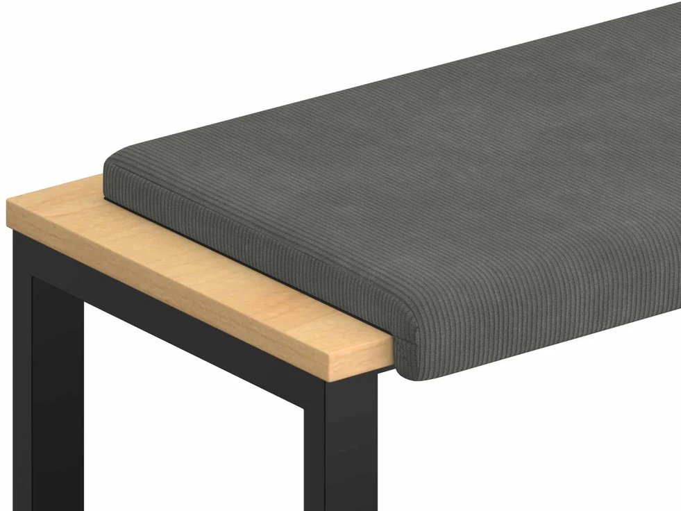 Suoliuko pagalvė mančester Tamsiai pilka Gylis 35 cm