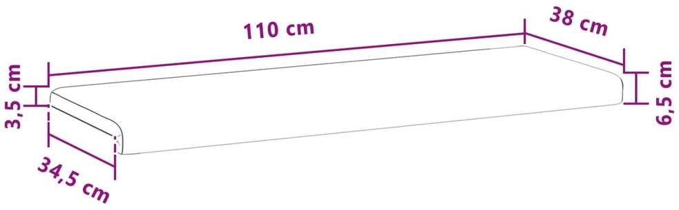 Suoliuko pagalvė mančester Tamsiai pilka Gylis 35 cm