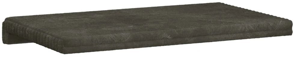 Suoliuko pagalvė Pūkuota korduroja Antracito Gylis 35 cm