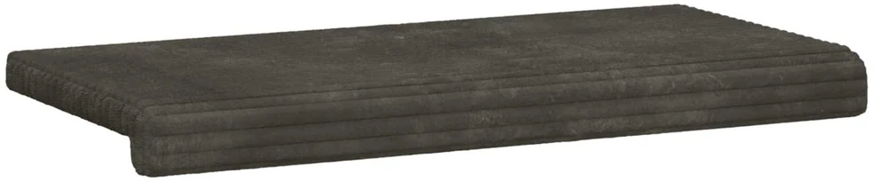 Suoliuko pagalvė Pūkuota korduroja Antracito Gylis 35 cm
