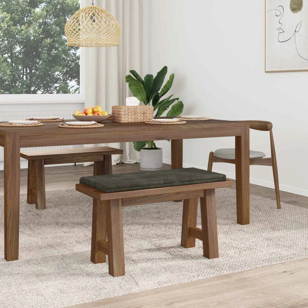 Suoliuko pagalvė Pūkuota korduroja Antracito Gylis 35 cm