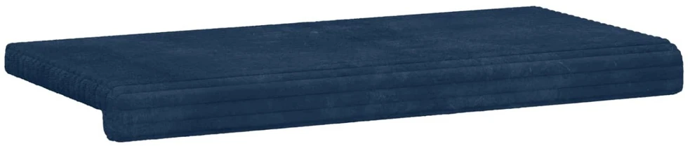 Suoliuko pagalvė Pūkuota korduroja Jūrinė mėlyna Gylis 35 cm