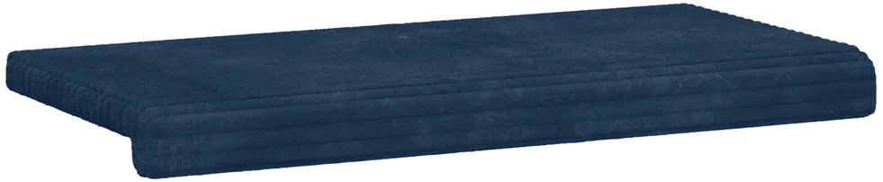 Suoliuko pagalvė Pūkuota korduroja Jūrinė mėlyna Gylis 35 cm