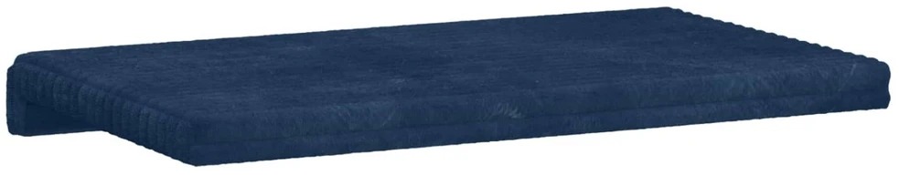 Suoliuko pagalvė Pūkuota korduroja Jūrinė mėlyna Gylis 35 cm