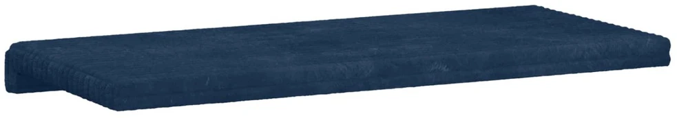Suoliuko pagalvė Pūkuota korduroja Jūrinė mėlyna Gylis 35 cm