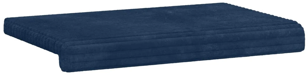 Suoliuko pagalvė Pūkuota korduroja Jūrinė mėlyna Gylis 35 cm